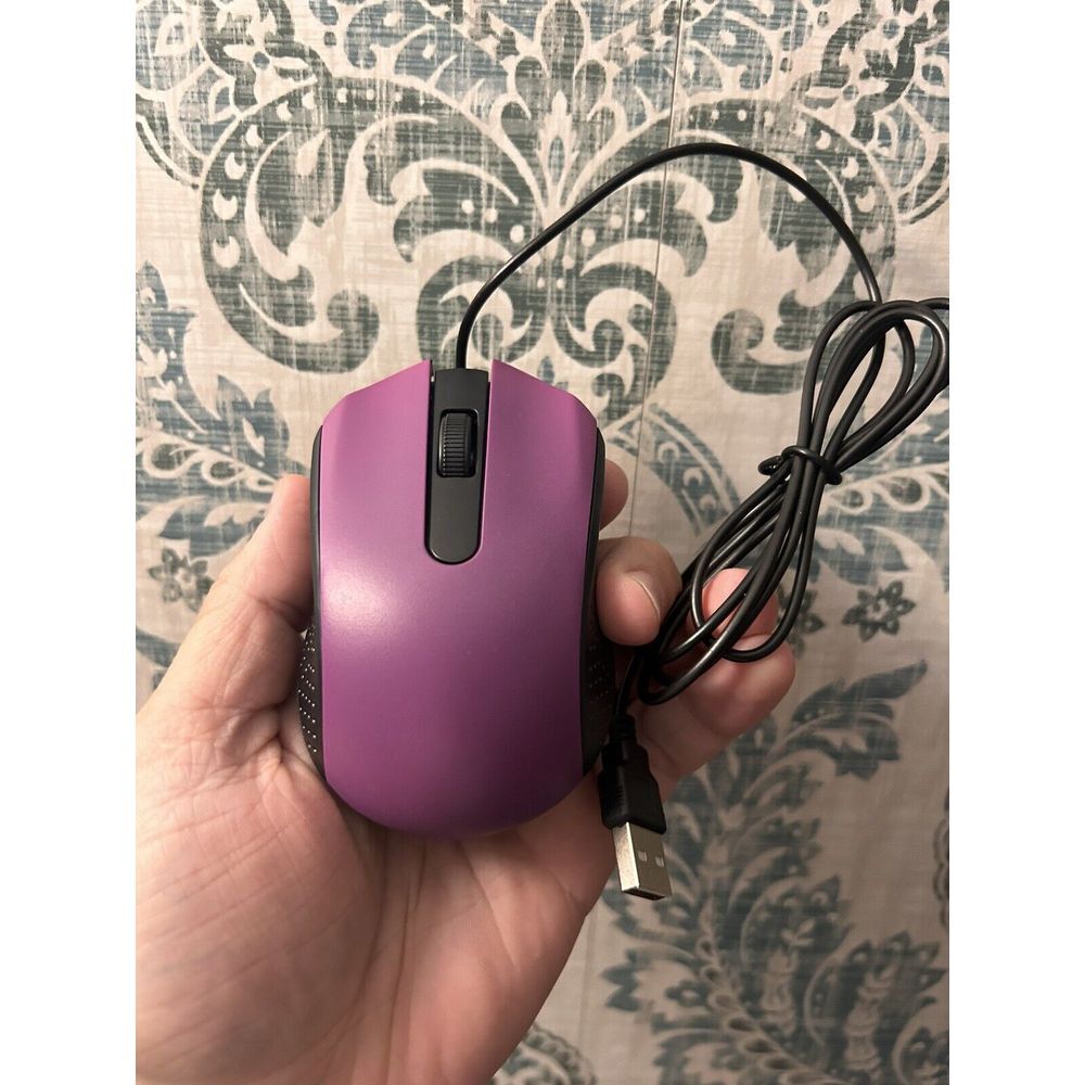 Purple Corded Mouse Color Classic‎ Beauty School Mouse New